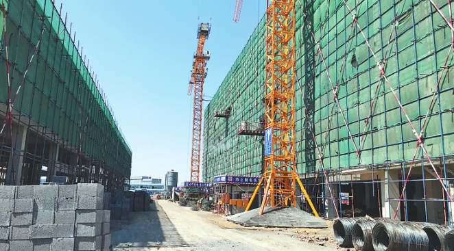 兰西乐泰医药大健康产业园项目建设正酣